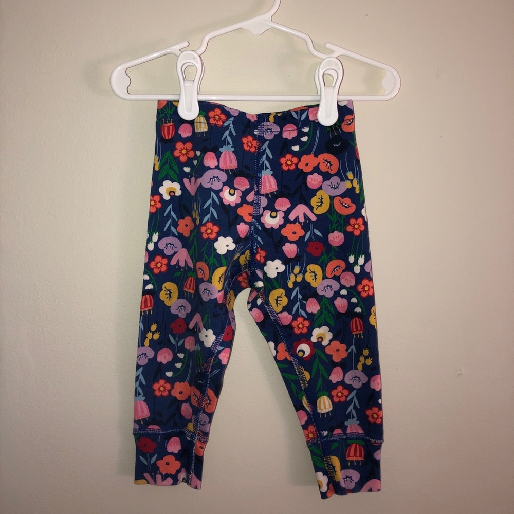 Hanna Andersson Flower Leggings Size 80